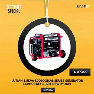 Lutian  3.5 Kva Ecological Series Generator Lt3990E Key Start New Model | BF
