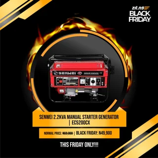 Flash Sale Senwei Manual Gasoline Generator 2.2 Kva