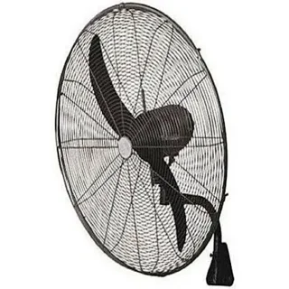 _FOX 26-Inch Black Industrial Wall Mount Fan with Durable Design and Copper Motor