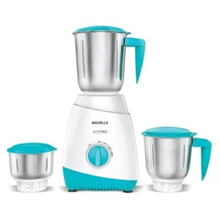 Havells 1.5L ASPRO 600W 3 Jar Super Mixer Grinder Blender