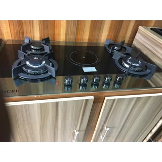 Hicel 4 Burner + 1 Hot Plate Built-in Gas hob | 5CHBGI