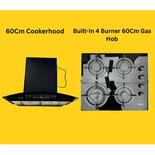 _Image 60Cm Cookerhood & 60Cm 4 Burner Built-In Gas Hob