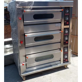 _Industrial Oven with 3 Decks and 6 Trays (3 Deck, 6 Layer)