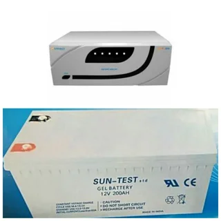 Sinergy 1kva/12v pure sine wave inverter + 1 inverter battery