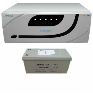 Sinergy  875KVa/12V Pure Sine Wave Inverter with one Inverter battery