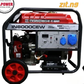 IPower 5.5Kva 100% Copper Key Start Generator | IN8000cew