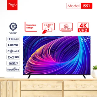 Itel 55 Inches 4K UHD Smart Television | A5514AE