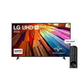 LG 75 Inches 4K UHD Smart  ThinQ AI Satellite TV  | 75 UT80006 (2024 Model)