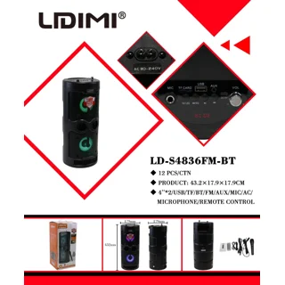 LIDIMI SPEAKER LDS4836FMBT