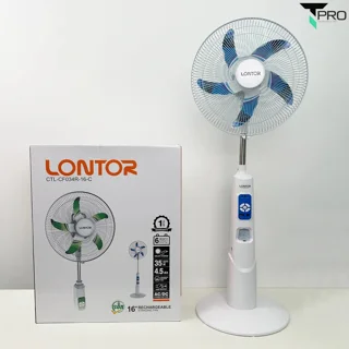 None_Lontor 16 Inches Rechargeable Standing Fan With USB Port | CTL-CF034R-16-C_Lontor 16 Inches Rechargeable Standing Fan With USB Port | CTL-CF034R-16-C