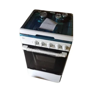 Midea 4 Burner Gas Cooker 50*55CM + Gas Regulator + 12.5kg Gas Cylinder with Hose and Clip