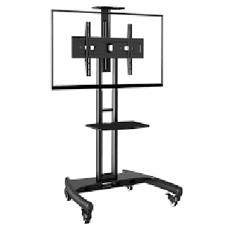 Mobile Tv Stand With Bracket For Up to 86 Inches TV