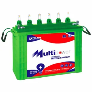 Multipower 12V/220AH Tubular Inverter Battery | MP-2200