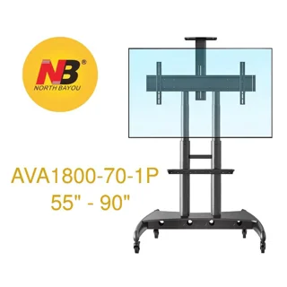 NB Mobile Tv Stand For 55 to 90 Inches Tv | AVA1800-70-1P