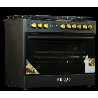 Nexus NX-9001 Gas Cooker Black (4+2)