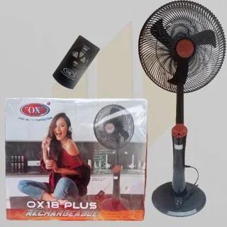 Ox Plus 18inches Ac/dc Rechargeable Fan | OX PLUS R FAN