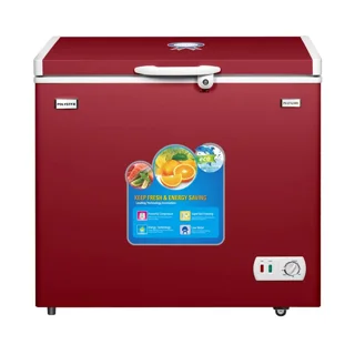 Polystar 200 Litres Chest Freezer With Sliding Glass | PV-CF322RD RED