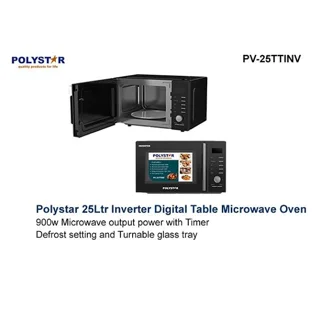 _Polystar 25Liters Inverter Digital Microwave With Grill | Pv-25TTINV