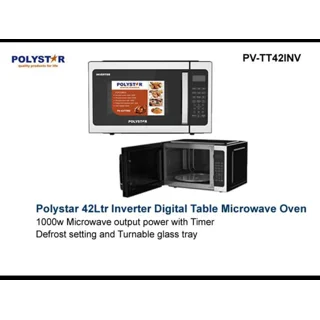 _Polystar 42Liters Inverter Digital Microwave With Grill | Pv-42TTINV