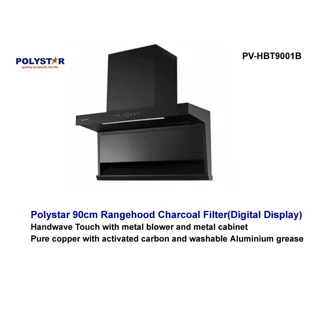 _Polystar 90cm Digital Range Hood/Charcoal Filter | PV-HB9001