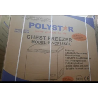 Polystar 250 Liters Single Door Chest Freezer Fast Freezing | PV-CF355GL