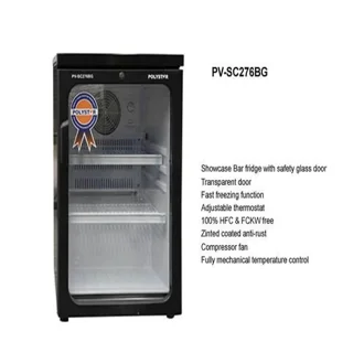 _Polystar Upright Showcase Wine Chiller Bar Fridge | PV-276BG