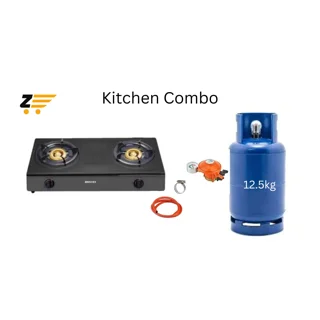 _Portable Gas Stove with 12.5kg Cylinder, Hose, and Clip Set (Includes Table Top Gas Cooker, 12.5kg Cylinder, Hose, Clip Pair, Great Value)