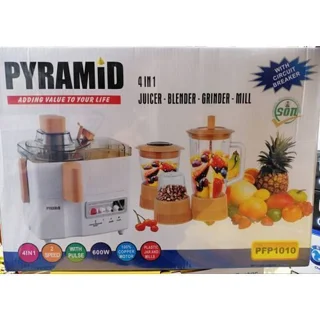 Pyramid Electric 4 In 1 Blender,Juice Extractor, Grinder With Mill-600W PFP1010