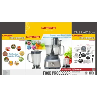 _Qasa 1300W Food Processor| QFP-1301