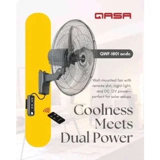 _Qasa 18-Inch Wall-Mounted AC/DC Fan |