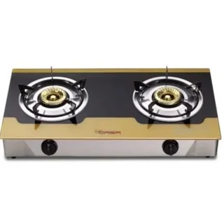 Qasa Glass Table Top Gas Cooker | QGC-2BG kin