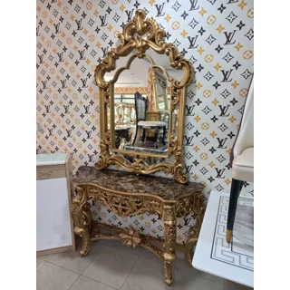Royal Luxurious Mirror Console l RMC03