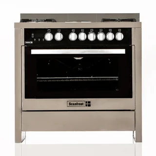 None_Scanfrost 90*60 Gas Cooker 4 Gas 2 Electric | SFC9423SS