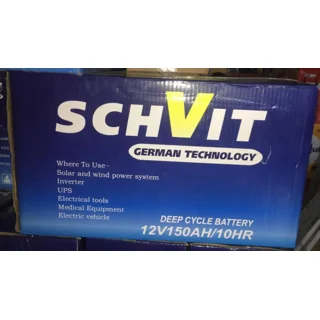 Schvit 12V/150Ah Inverter Battery German Tech | Schvit 150ah