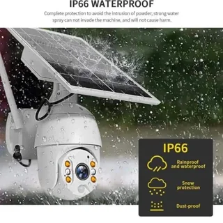 _Solar PTZ Single Lensed 360 Degree Rotational Camera