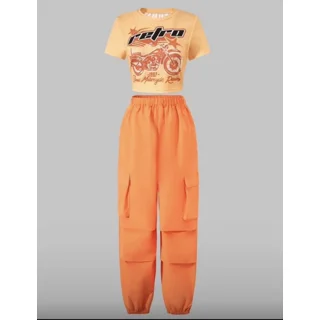 _Stylish and Classy 2-Piece Blouse and Trousers Set for Teen Girls (Durable and Fashionable)