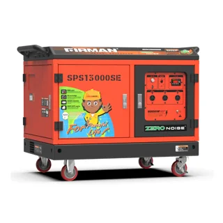 Sumec Firman 8Kva Petrol Generator with Less Noise | SPS13000SE