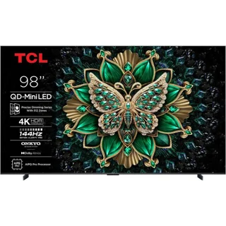 _TCL 98" Class QD-Mini LED 4K Ultra HD HDR+ Smart Google TV 98C6K