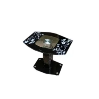 Tempered Glass Side Coffee Stool