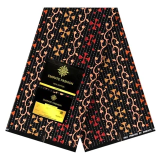 None_Trendy African Fabric - Fashion-Forward, Durable, 100% Cotton, Premium Quality