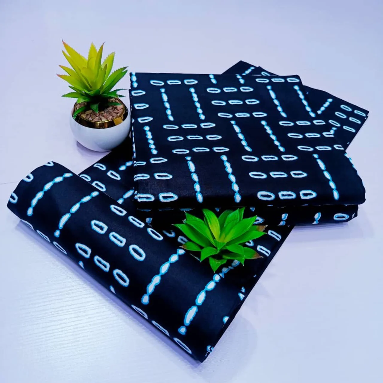 _Stylish African Fabric: Premium Cotton Material, Elegant and Durable