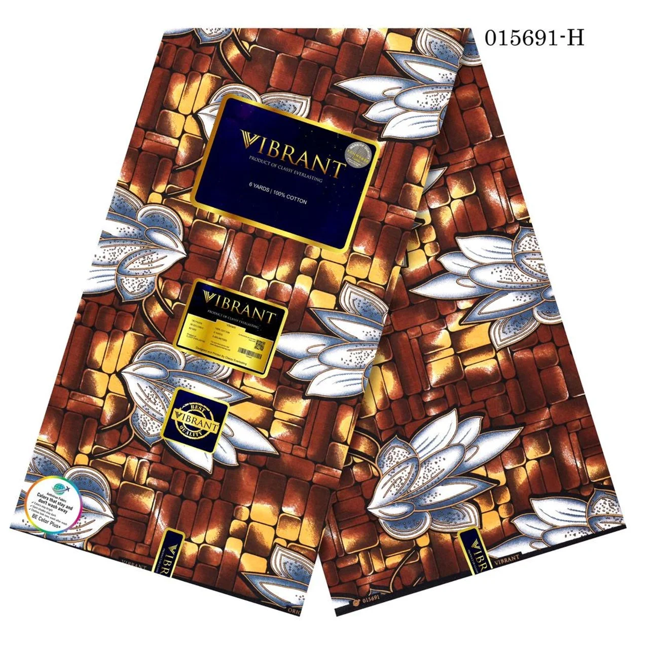 _Trendy African Fabric (Chic, Long-lasting, Elegant, Stylish, 100% Cotton)