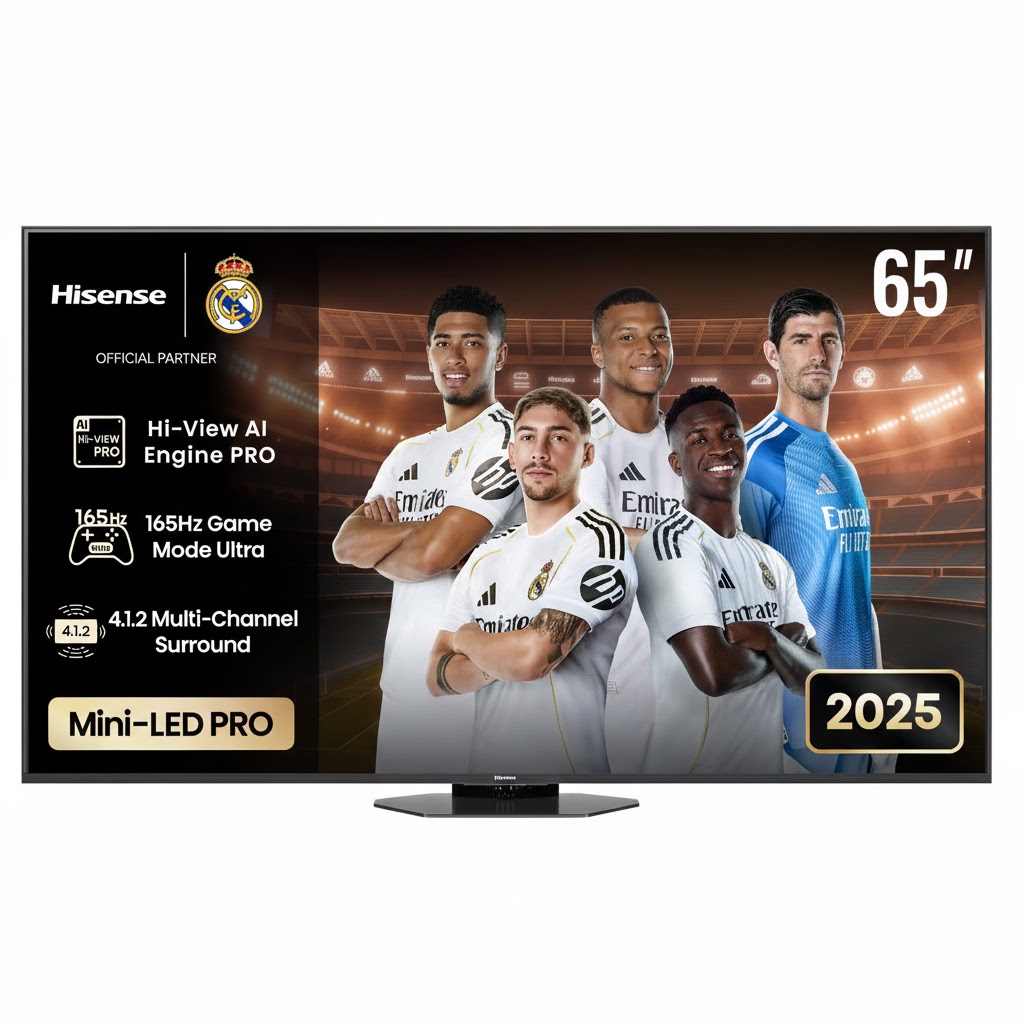 Hisense 65 Inch 4K Smart Mini-LED Gaming TV with 165Hz VRR | TV65U8Q