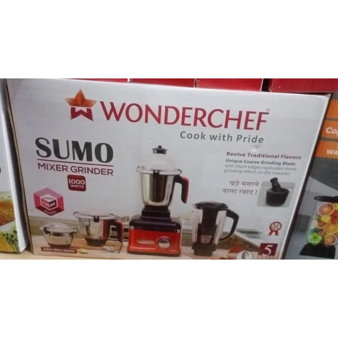 _Wonderchef 1000W High-Power Blender (Mixer/Grinder) - Durable Design