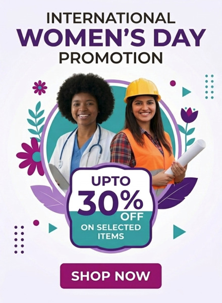 International Women's Day - Up to 30% Discount
